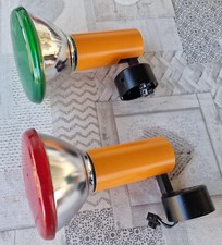 1 Paar THORN DK 001 Wandstrahler Lampen aus den 1960er orange RETRO VINTAGE