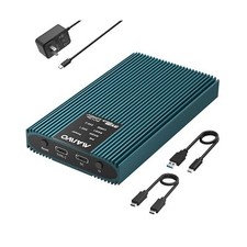 MAIWO NVMe RAID Enclosure Dual Bay, M.2 NVMe SSD Reader with RAID 0/RAID 1/PM...