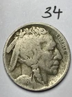1916-S  BUFFALO NICKEL, "GOOD" condition, #34