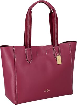 ★急いで！完売前に★COACH Derby Tote Bag Coach] Derby Tote in Pebble Leather 58660 IMROU Rouge | eBay