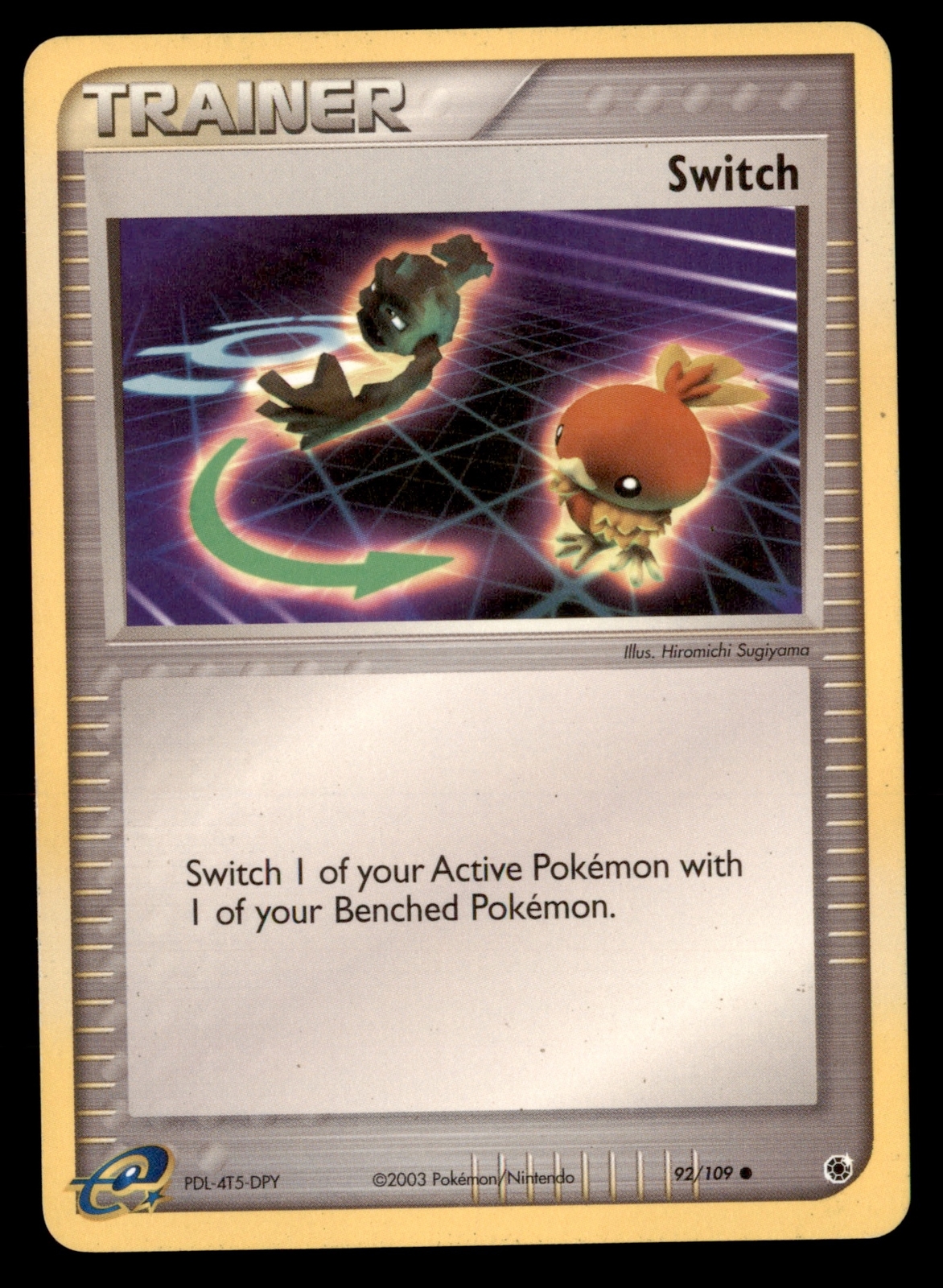 Pokemon Card Switch (EX Ruby & Sapphire) 92/109 NEAR MINT Non-Holo Common TCG!!!