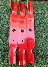 CRAFTSMAN 54" GENUINE OEM HILIFT BAGGER BLADES 187256 POULAN HUSQVARNA 532187256