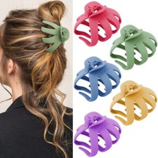 Extra Large Claw Clips for Thick Hair - 5Pcs Jumbo Octopus Hair Clips 3.15" B...