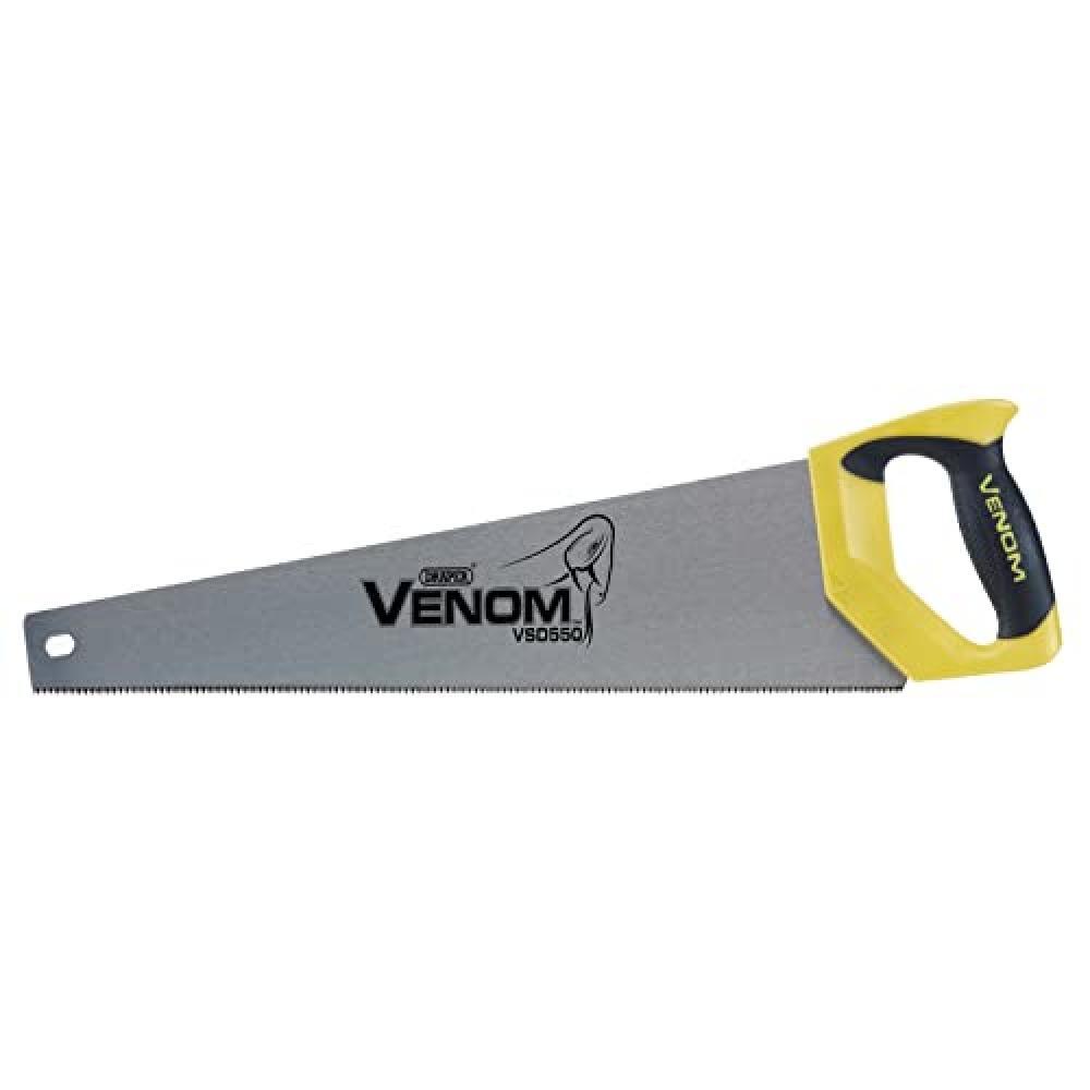 Draper Tools VSD550 Second Fix Venom double Ground sega a mano, blu, 550 mm - NU
