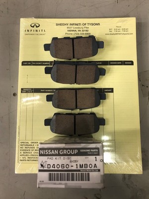 NISSAN D40601MB0A GENUINE OEM BRAKE PADS NISSAN D40601MB0A GENUINE OEM BRAKE PADS