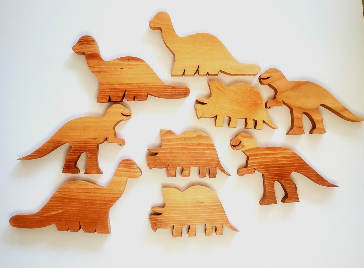Wooden Dinosaur Puzzle Set | JoJo Maman Bébé
