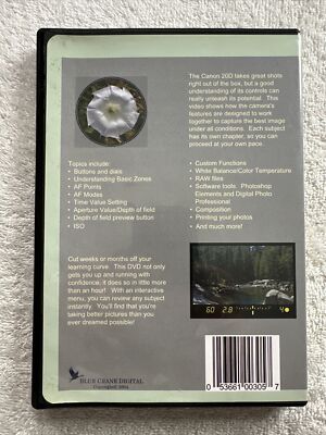 Blue Crane Digital Canon 20d DVD Volume 1 Camera Training Guide