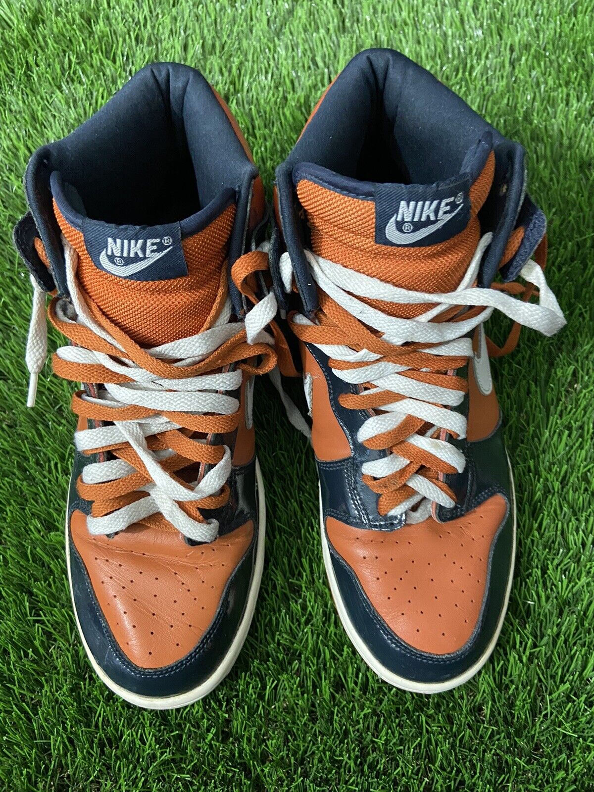 2003 Nike Dunk High Mesa Orange Obsidian