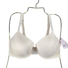 Auden The Daydream Bra 34DDD Demi Coverage Underwire Convertible IVORY