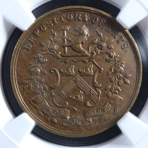 NB-3 NGC MS-63 F. McDermont token Canada Nouveau New Brunswick Breton 914