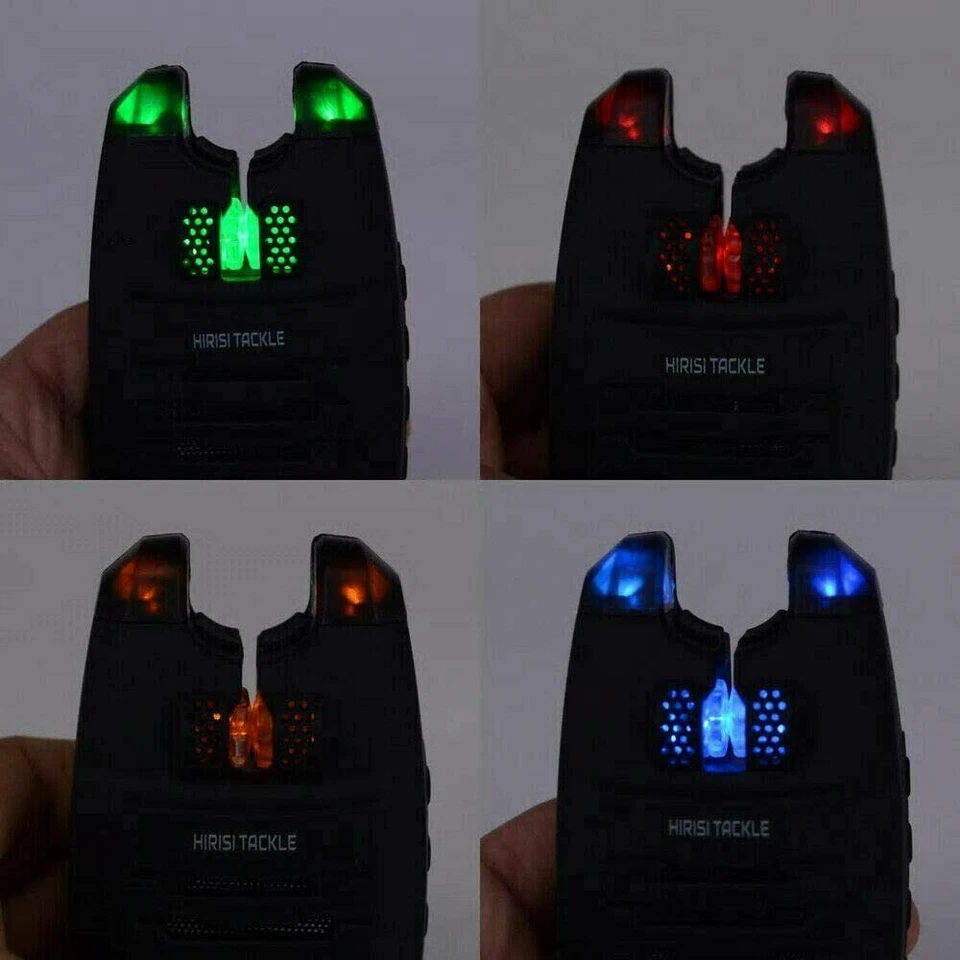 3 x Bite Alarms and Receiver Set in Case. Snag Bars, Jack Plugs, Bright LED's — 第 4/4 张图片