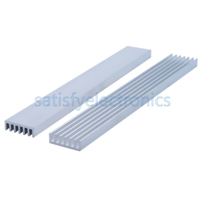 2x Silber-Weiß Kühlkörper LED 150x20x6mm Kühlkörper Aluminium Kühlfinne