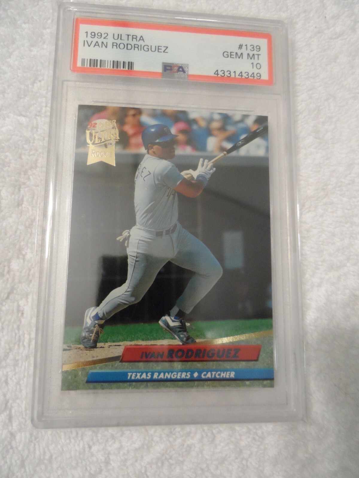 1992 Fleer Ultra #139 Ivan Pudge Rodriguez Rookie Card Rangers HOF PSA 10  GEM MT | eBay