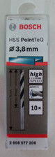 Bosch  Hss Twist Drill Bit PointTeQ 3.8mm (1 Pack Of 10) 2608577206