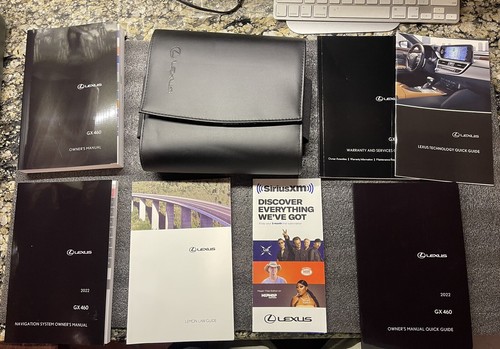 2022 LEXUS GX 460 OWNERS MANUAL NAVIGATION PREMIUM LUXURY 4.6 FULL OEM SET A+