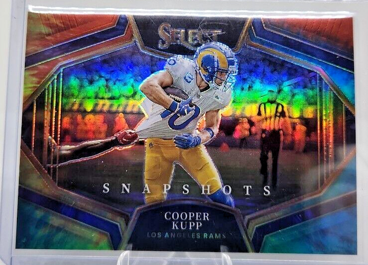 2022 Panini Select Cooper Kupp SNAPSHOTS Tie-Dye Prizm /25 LA Rams #SS-21