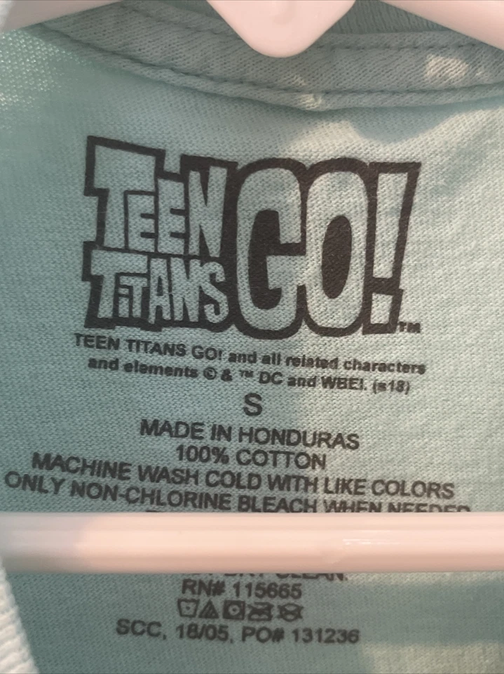 Teen Titans Go! Graphic Tee 100% Cotton Short Sleeve Sz Small - Image 3 of 4
