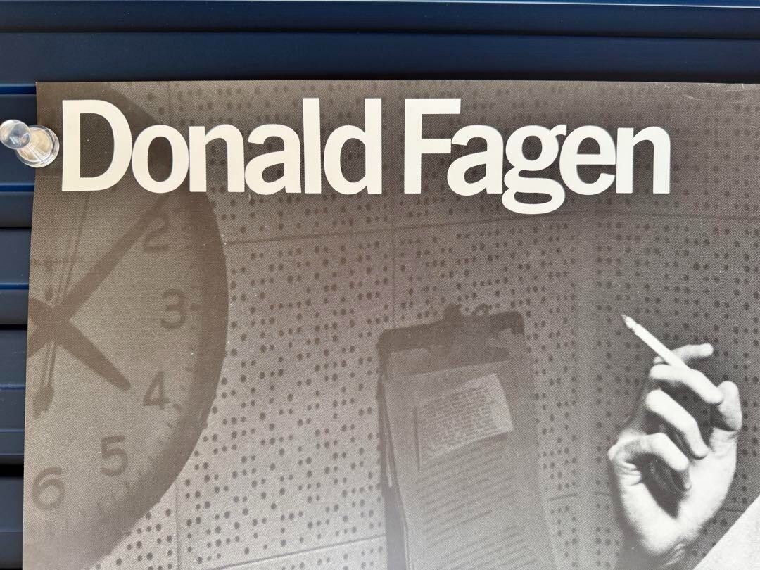 ドナルドフェイゲンポスター Donald Fagen The Nightfly Japanese Promo poster (359221)