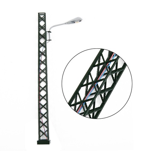 5x Model Railway HO Scale 1:87 LED Lamps Street Lights Building-Layout - Picture 10 of 16
