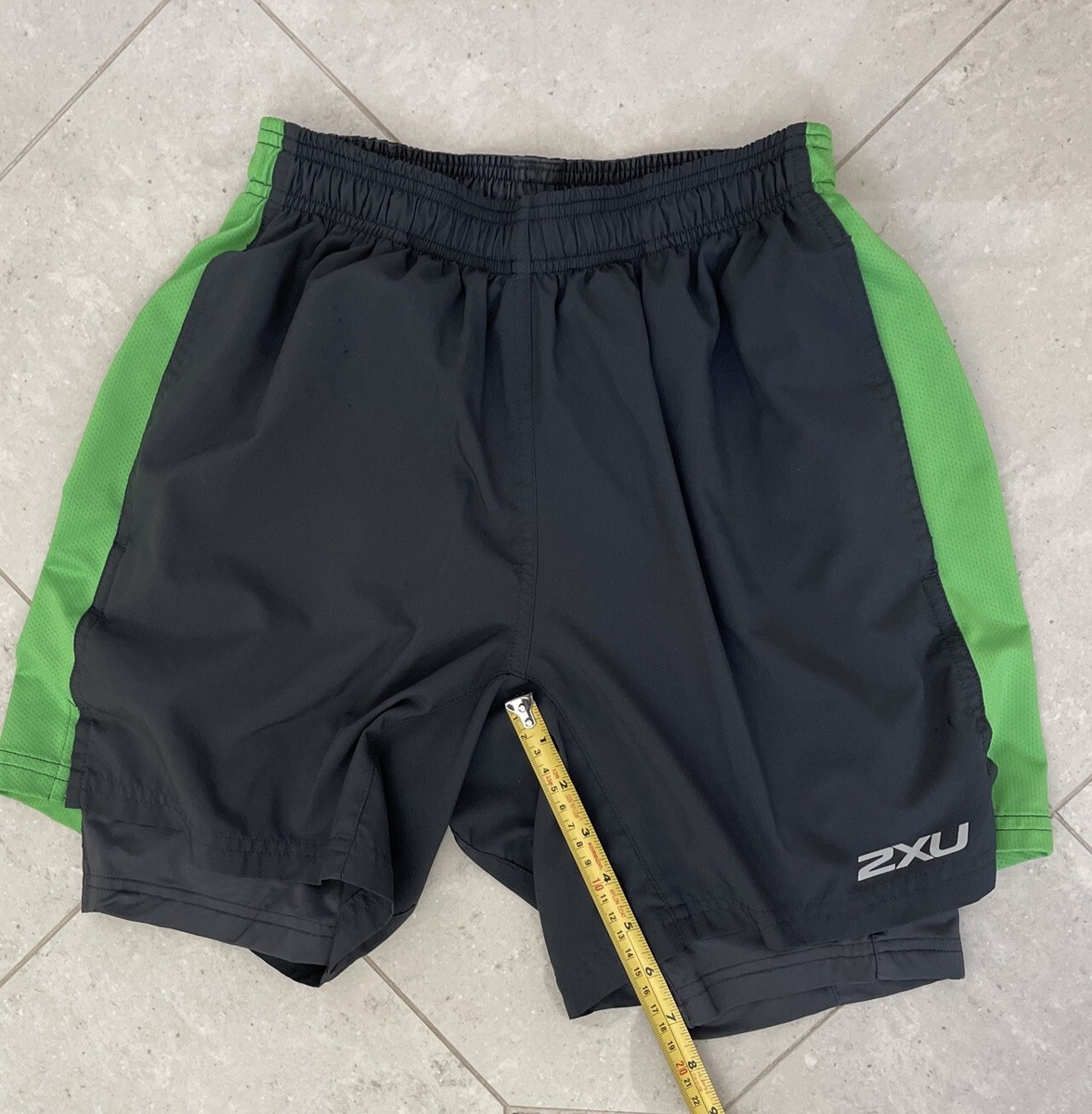 2XU Mens In Running Compression Shorts Size Small UK