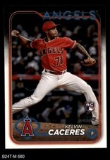2024 Topps #680 Kelvin Caceres Angels RC 8 - NM/MT