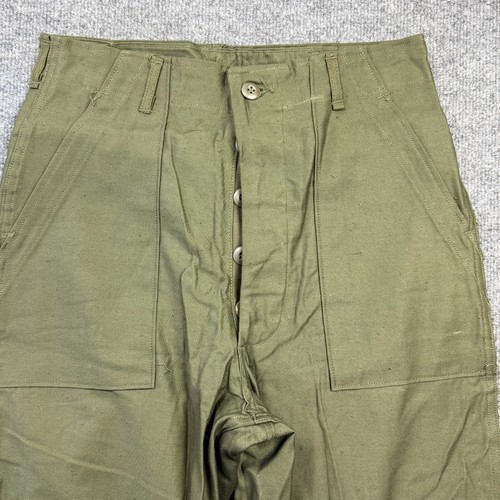 Pantalón utilitario OG-107 1965 de satén de algodón tipo 1 32 X 31 (Act: 30x30) - Imagen 6 de 11