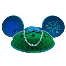Disney Parks Little Mermaid Mickey Mouse Ears Under The Sea Collectable Hat