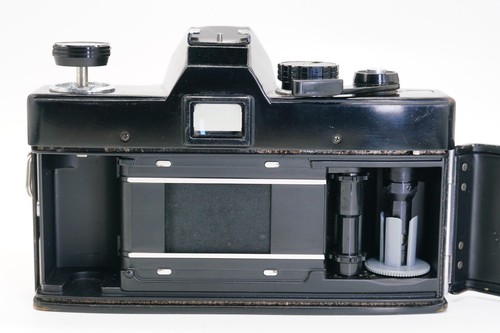 Raro cuerpo de cámara fotográfica negra Minolta SRT101 35 mm SLR solo con tapa nueva, ¡funciona muy bien! - Imagen 10 de 10