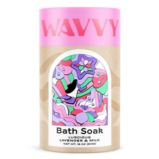 Luscious Pink Lavender and Milk Bath Soak by WAVVY Incredible Scent 18oz