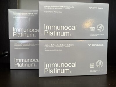 Immunotec Immunocal Platinum Precursor   4 Boxes  EXP:2028