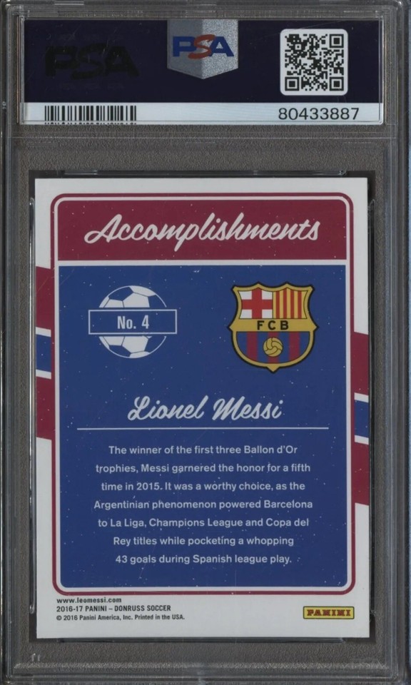 PSA 9 JAPONAIS Lionel Messi World Best Barcelone Panini Wccf #Wbe11 2008-09 149 EUR 5,09