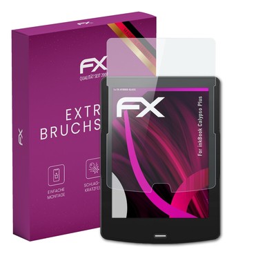atFoliX Glasfolie für inkBook Calypso Plus Displayfolie 9H Schutzpanzer