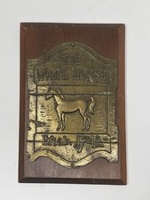 The White Horse Metal Plaque Sign 1742 Scotch...