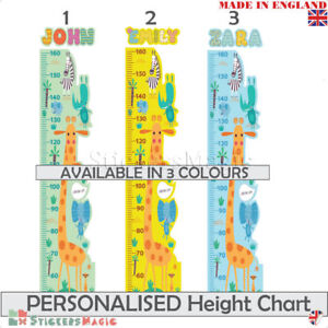 Personalised Height Chart For Boys