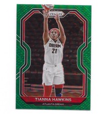 2021 Panini Prizm WNBA Tianna Hawkins Green Prizm Refractor #62 Dream