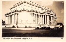 312 National Archives Building Wasnington DC Real Photo RPPC