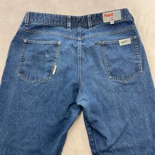 Pantalones de mezclilla Indura FR azules llama R Wear Houston TX para hombre talla: 38 XL