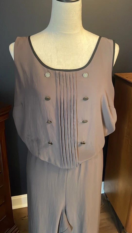 Mameluco Apostrophe Romp Around sin mangas largas XL Foto 2 de 4