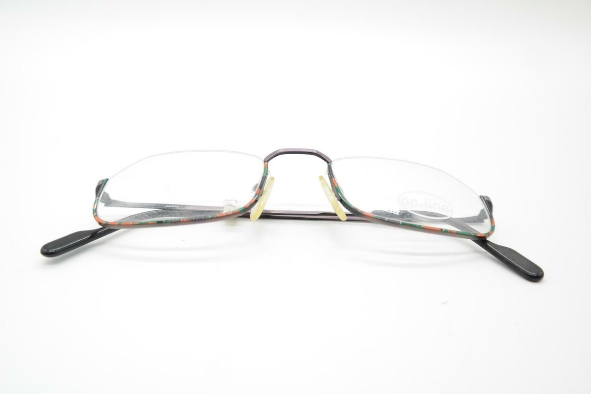 Vintage On Line 14 Mehrfarbig Violett halbrand Brille