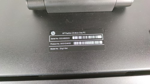 PC DESKTOP HP PAVILION 23 ALL-IN-ONE 23-G110NL WIFI 8GB RAM 166GB HDD WIN 10 - Foto 10 di 15