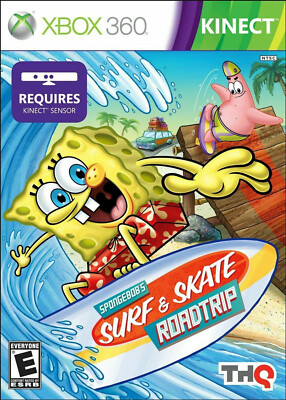 XBox 360 Kinect SpongeBob Surf & Stake Roadtrip schnelle & kostenlose Lieferung UK-Verkäufer
