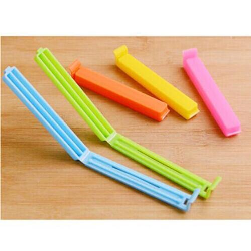 6Pcs Food Close Clip Seal Bags Storage Sealing Rods Sealing Clips Home TO - Afbeelding 1 van 12