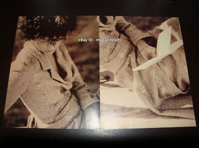 vintage CHANEL 4-Page MAGAZINE PRINT AD Spring 1999 ZORA STAR Karl