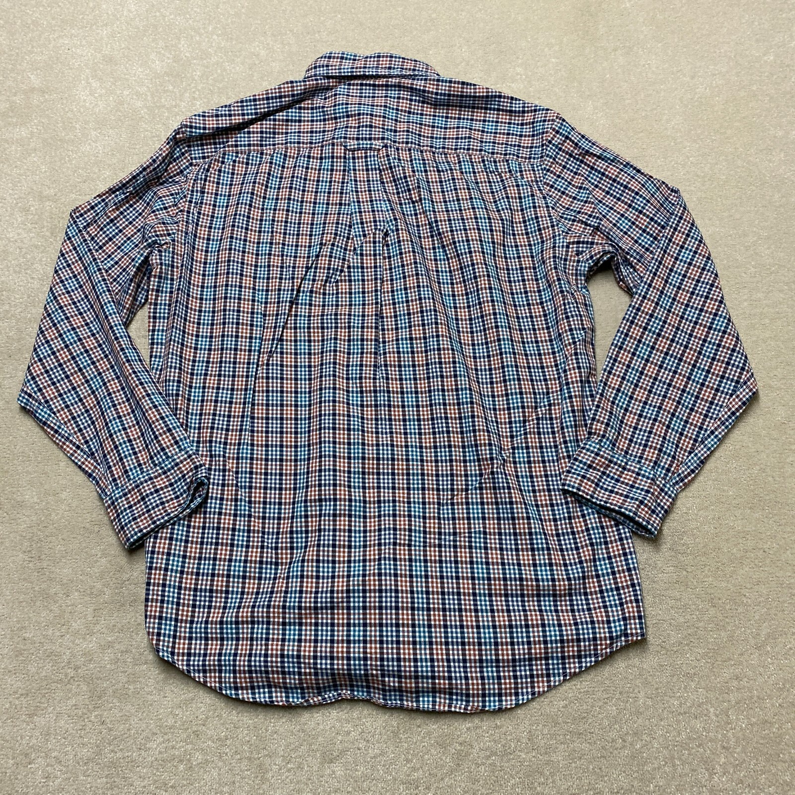 Pendleton Button-Up Shirt Medium Blue Orange Men'… - image 7