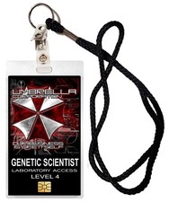 HALLOWEEN COSTUME PROP - ID/Security Badge Umbrella Corporation Genetic Scient