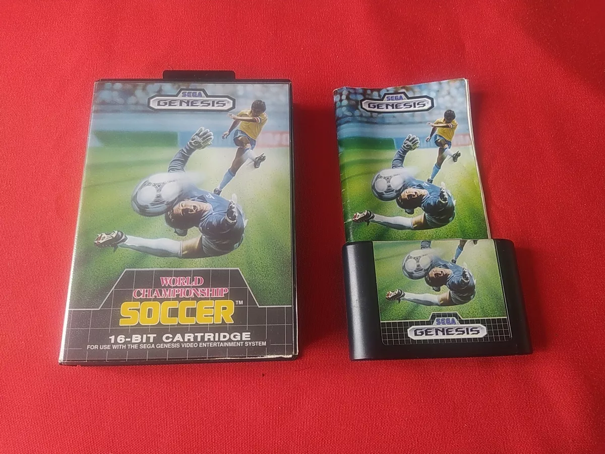 Sega Mega Drive World Championship Soccer PAL Cartridge