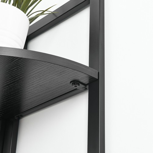 Estante de esquina de 5 niveles soporte de madera estante de almacenamiento muebles para el hogar - Imagen 9 de 10