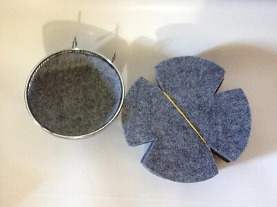 LINLIN GIFT SHOP Lot of 12pc Canary Finch Nesting Felt Pads,4.5inch by nesting pads