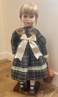 Alberon Porzellanpuppe ''Shona'' Limited Edition 51 cm 515/2500 mit Ständer