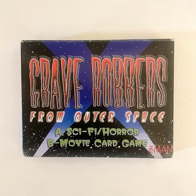 Grave Robbers From Outer Space Card Game Sci-Fi/Horror Z-Man Games 2001 Complete